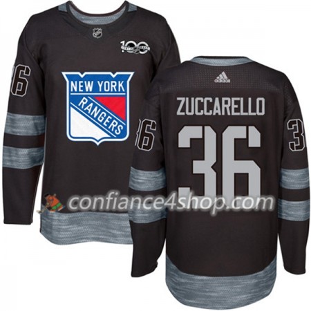Adidas Maillot de Hockey New York Rangers Mats Zuccarello 36 1917-2017 100th Anniversary Noir Authentic - Homme Adidas Maillot de Hockey New York Rangers Mats Zuccarello 36 1917-2017 100th Anniversary Noir Authentic - Homme